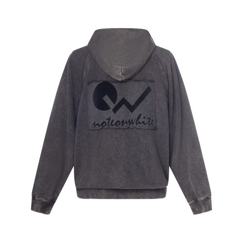 Dyeing hooded zipper sweatshirt - Image 3