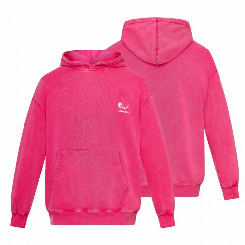 Hoodie   Batik rose red