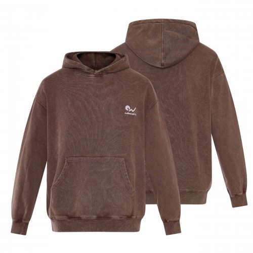 Hoodie   Batik coffee